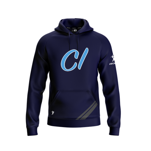 [CUS-DFW-SUHOOD-FLC-LSL-NVY-YXS-LOGO3] Summit Hoodie (Youth XS, Navy, Logo 3)