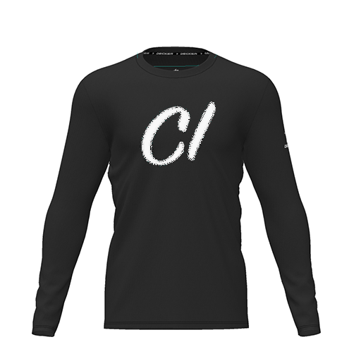 [CUS-DRIF-TEES-PER-CNK-LSL-BLK-YXS-LOGO3] Dri Fit Performance T-Shirt (Youth XS, Black, Logo 3, Long Sleeve)