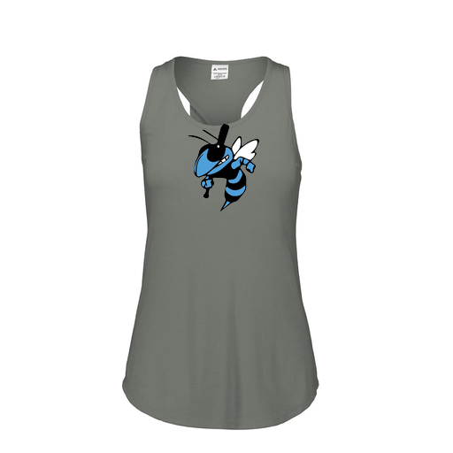 [3078.013.S-LOGO1] Ladies Tri Blend Tank Top (Female Adult S, Gray, Logo 1)