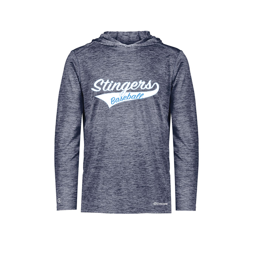 [FOLHCGNV-YS-LOGO2] Youth Charge Hoodie (Youth S, Navy, Logo 2)