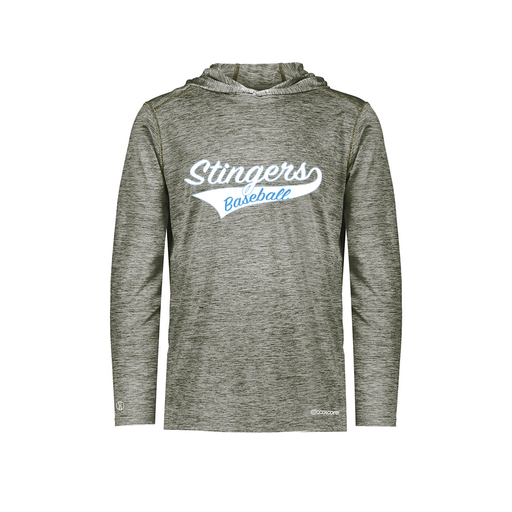 [FOLHCGGY-YS-LOGO2] Decker Youth Charge Hoodie (Youth S, Gray, Logo 2)