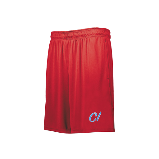 [229511.083.XS-LOGO3] Decker Men's Swift Short (Adult XS, Red, Logo 3)