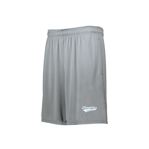 [229511.099.XS-LOGO2] Men's Swift Short (Adult XS, Silver, Logo 2)